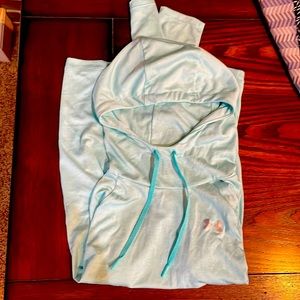 Under Armor women’s size Medium aqua hoodie